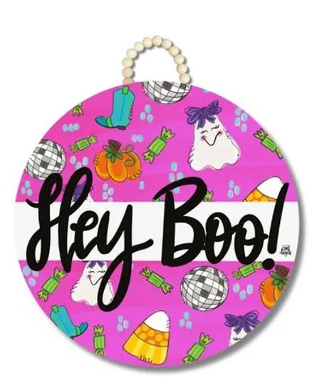 Hey Boo Home Sign - She Chester