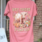 Hey There Heffer Football Tee - She Chester