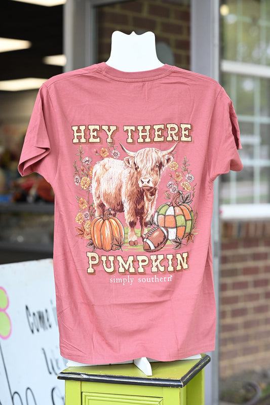 Hey There Heffer Football Tee - She Chester