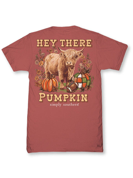 Hey There Heffer Football Tee - She Chester