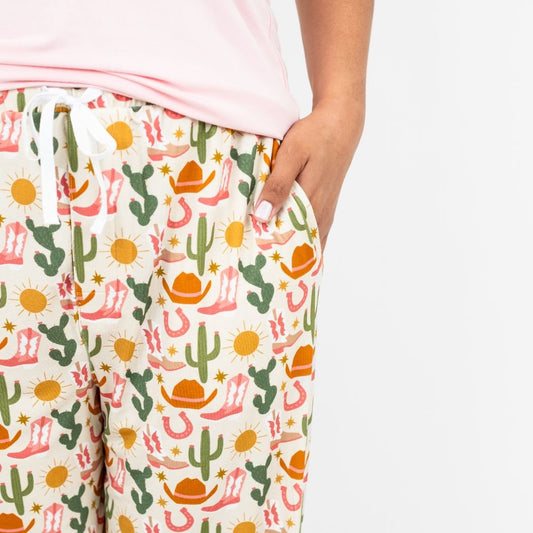 Hey Yall Western Bamboo Pajama Pants - She Chester