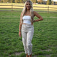 Hibiscus Paisley Straight Fit Jeans - She Chester