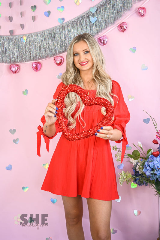 High Heels Red Dress - She Chester