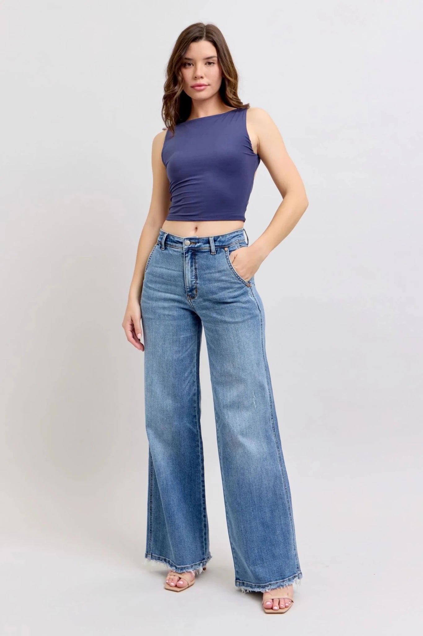 High Waist Retro Wide Fit Style 82648 - She Chester