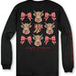 Highland Cow Bow LS Tee - She Chester