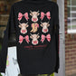 Highland Cow Bow LS Tee - She Chester