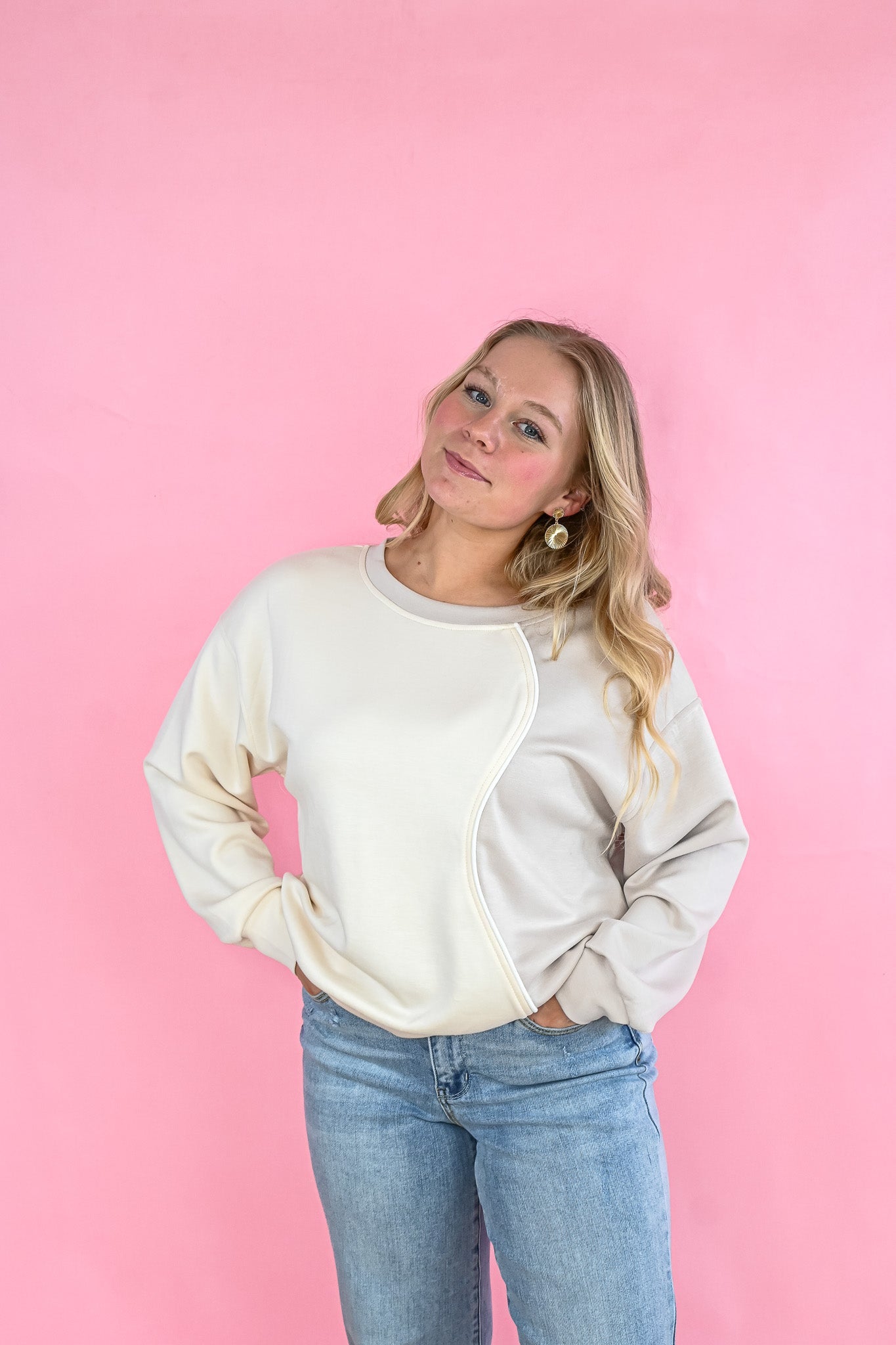 Hillary Swirl Pullover - She Chester