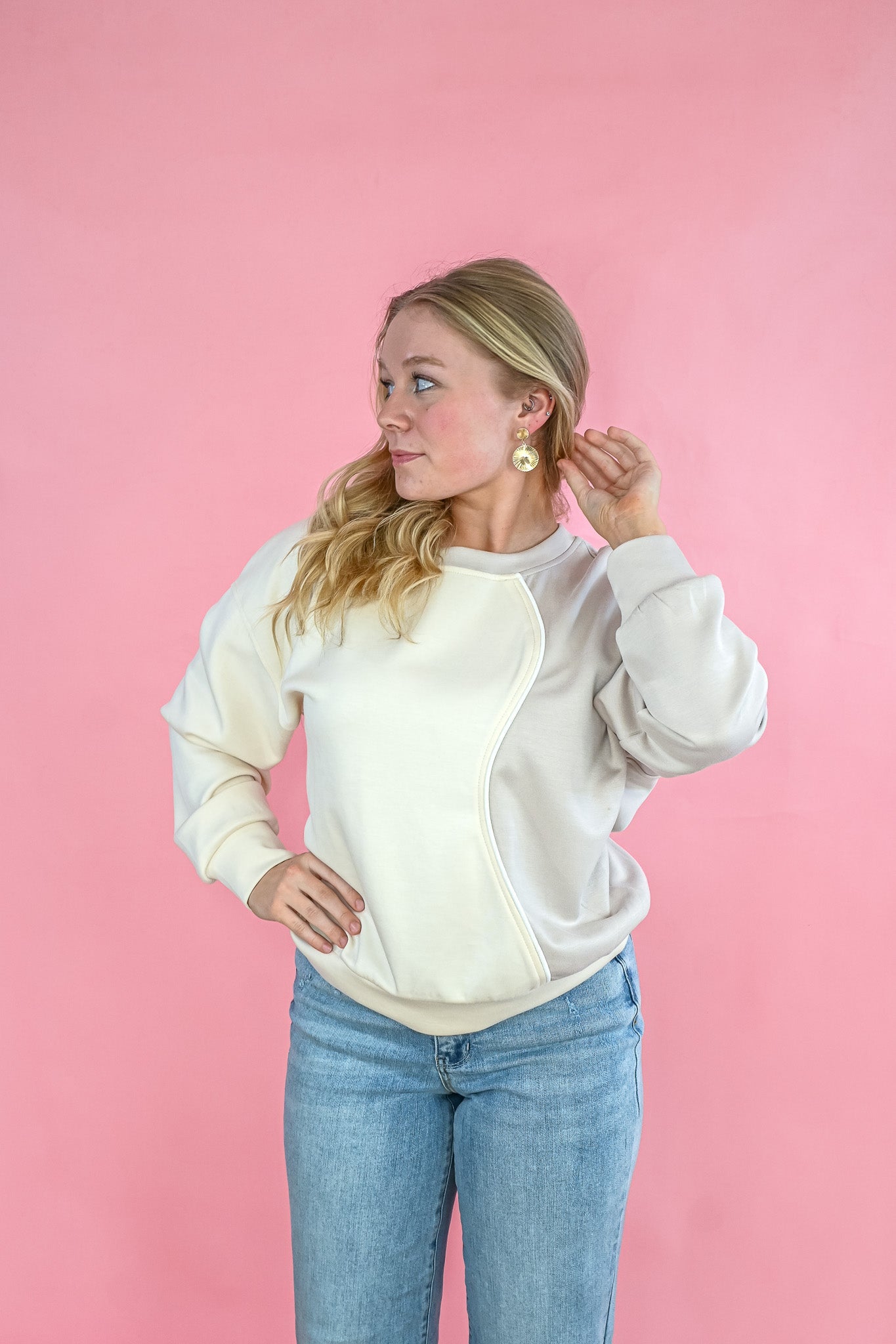 Hillary Swirl Pullover - She Chester