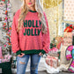 Holly Jolly Christmas Striped Sweater - She Chester