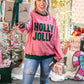 Holly Jolly Christmas Striped Sweater - She Chester