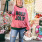Holly Jolly Christmas Striped Sweater - She Chester