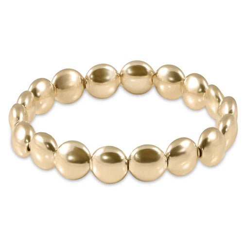 Honesty Gold 10mm Bead Bracelet - She Chester