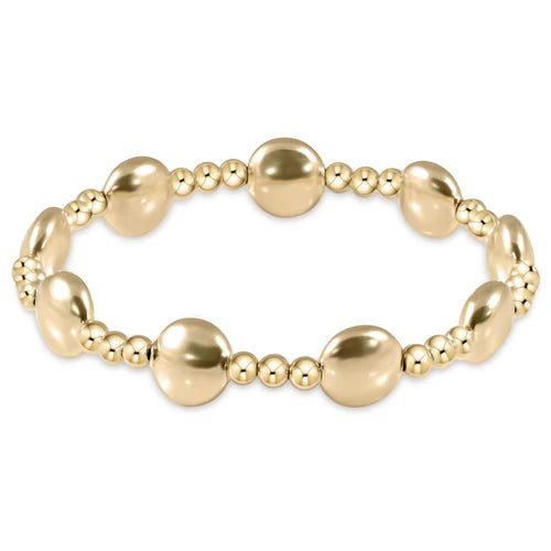 Honesty Sincerity 10mm Gold Bracelet - She Chester