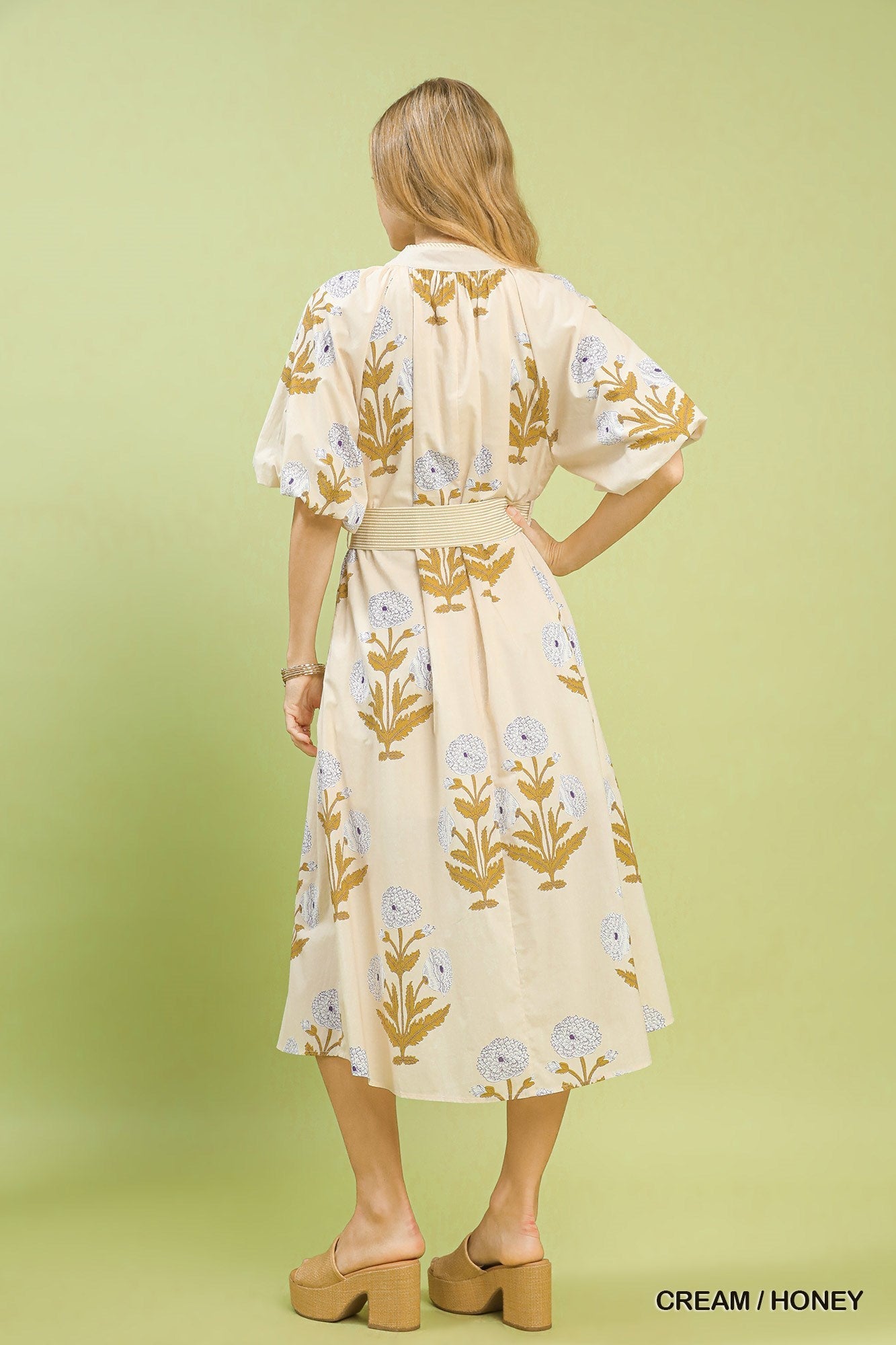 Honey Butter Tie Maxi - She Chester