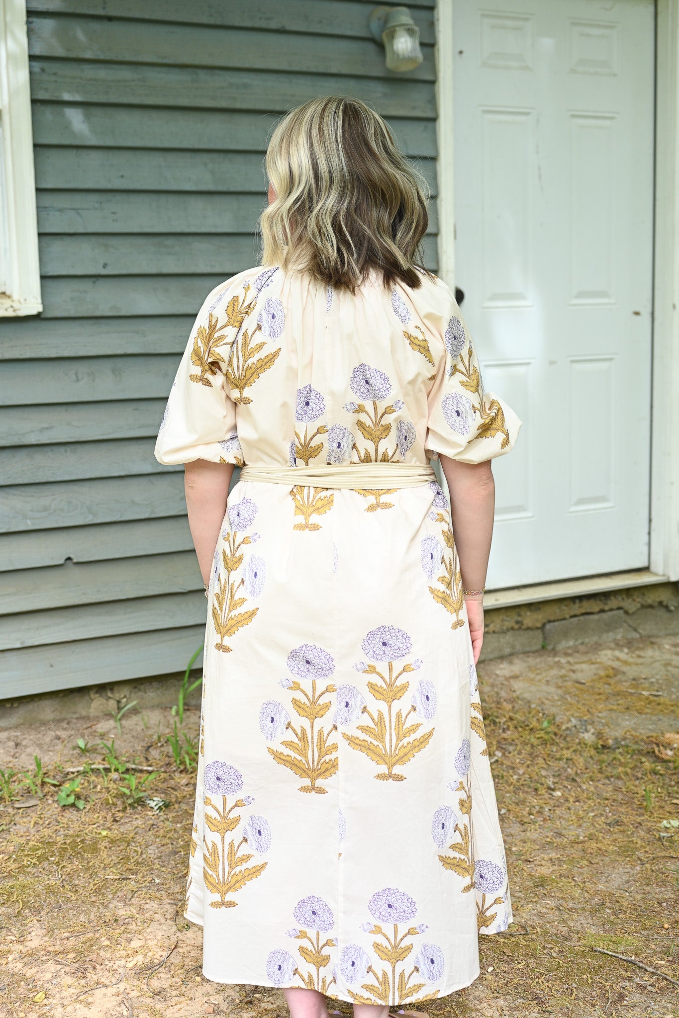 Honey Butter Tie Maxi - She Chester