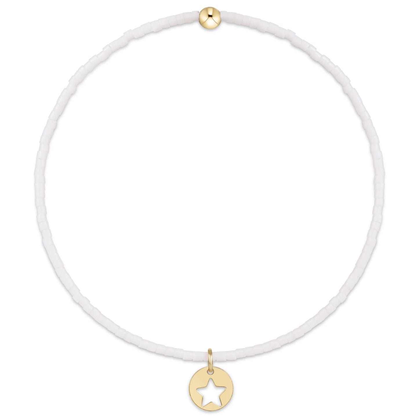 Hope Classic Bracelet White Star Small Gold - She Chester