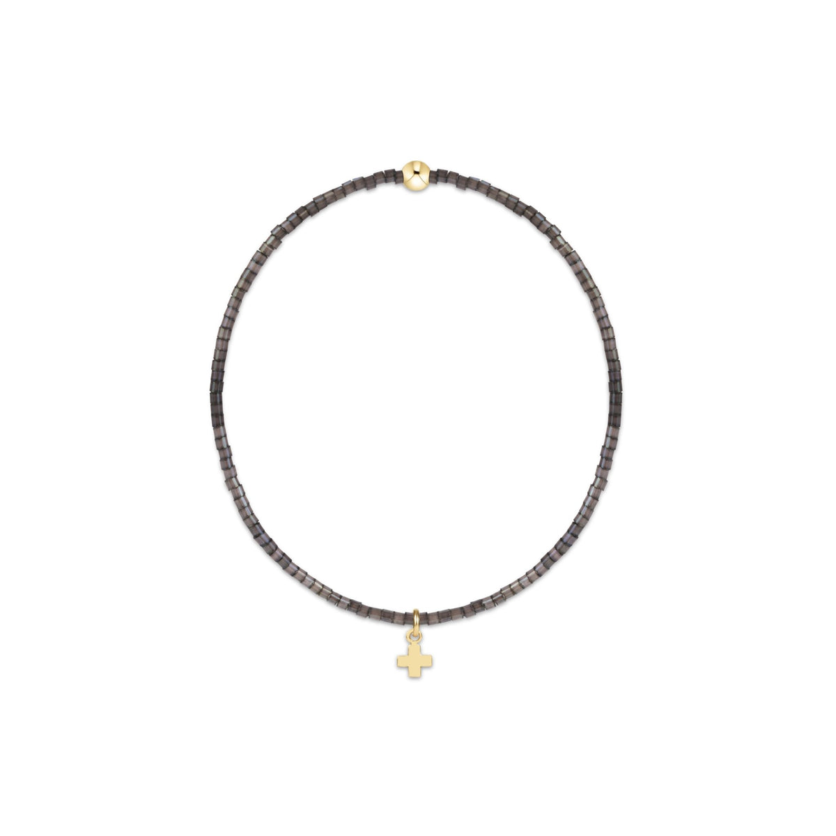 Hope Classic Moonlight Bracelet - Signature Cross Small Gold Charm - She Chester