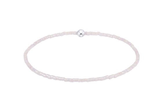 Hope Classic Sterling Bracelet - Silky White - She Chester