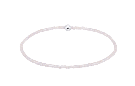 Hope Classic Sterling Bracelet - Silky White - She Chester