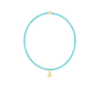 Hope Classic Turquoise Bracelet - Signature Cross Small Gold Charm - She Chester