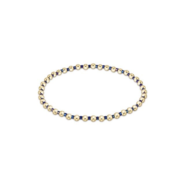 Hope Grateful Bracelet - Blue Metallic - She Chester