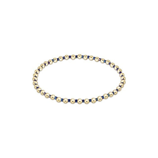 Hope Grateful Bracelet - Blue Metallic - She Chester