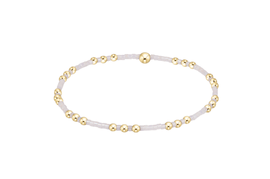 Hope Joy Bracelet - Silky White - She Chester
