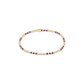 Hope Joy Pattern 2mm Bead Bracelet - Fuchsia - She Chester