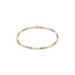 Hope Joy Pattern 2mm Bead Bracelet - Pink Metallic - She Chester