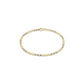 Hope Joy Pattern 2mmBead Bracelet - Taupe With A Twist - She Chester