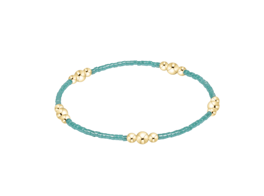 Hope Purpose Gold Bracelet - Sea Glass - She Chester