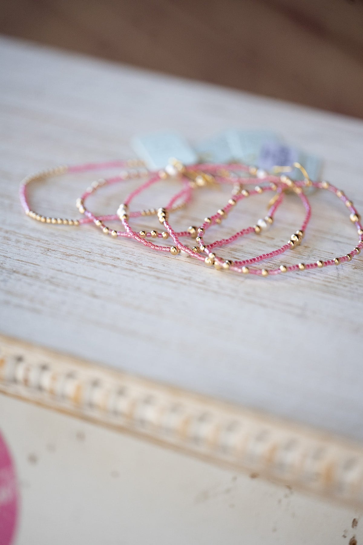 Hope Purpose Pearl Bracelet - Pink Champagne - She Chester
