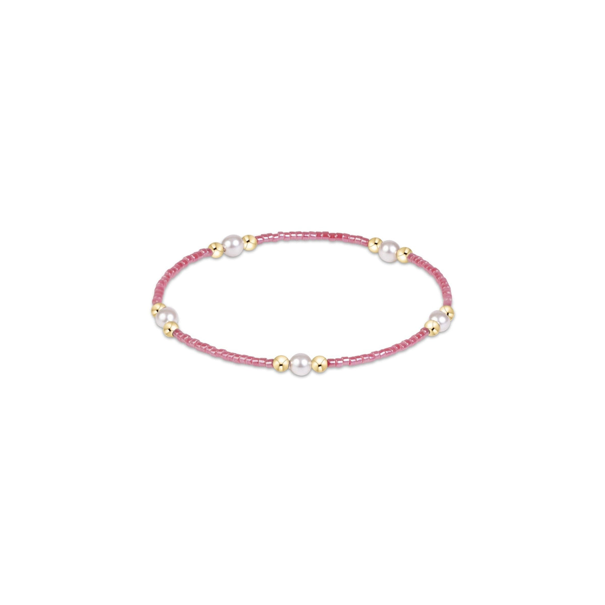 Hope Purpose Pearl Bracelet - Pink Champagne - She Chester