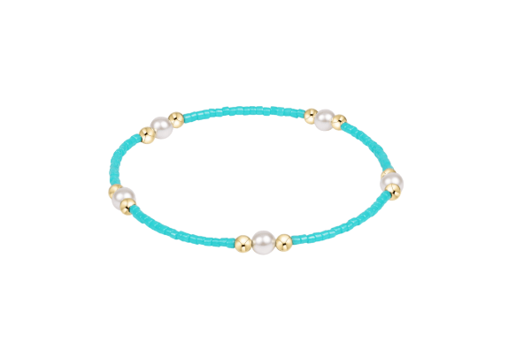 Hope Purpose Pearl Bracelet - Turquoise - She Chester
