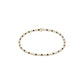 Hope Sincerity Pattern 2mmBead Bracelet - Blue Metallic - She Chester