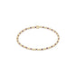 Hope Sincerity Pattern 2mmBead Bracelet - Pink Metallic - She Chester
