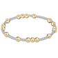 Hope Unwritten 5mm Bead Bracelet - Mixed Metal - She Chester