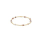 Hope Unwritten Gemstone 4mm Bracelet - Botswana Agate - She Chester