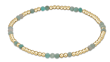 HOPE UNWRITTEN GEMSTONE BRACELET - AMAZONITE - She Chester