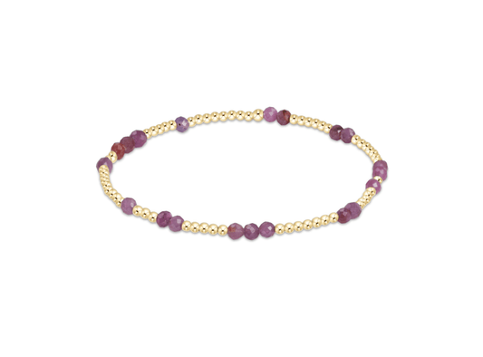 Hope Unwritten Ruby Gemstone Bracelet - She Chester