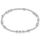 Hope Unwritten Sterling 4mm Bead Bracelet - Pearl - She Chester