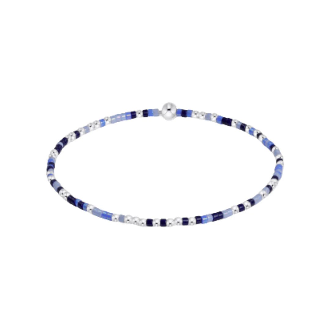 Hope Unwritten Sterling Blue - ty Back Bracelet - She Chester