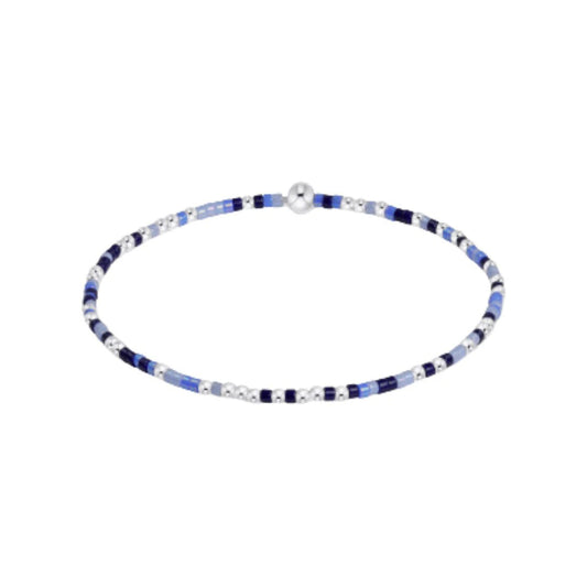 Hope Unwritten Sterling Blue - ty Back Bracelet - She Chester
