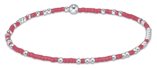 HOPE UNWRITTEN STERLING BRACELET - BRIGHT PINK - She Chester