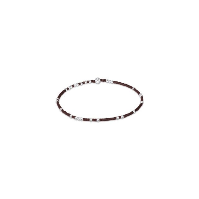 Hope Unwritten Sterling Bracelet - Chocolate - She Chester
