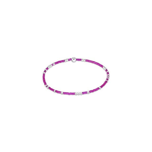 Hope Unwritten Sterling Bracelet - Fuchsia - She Chester