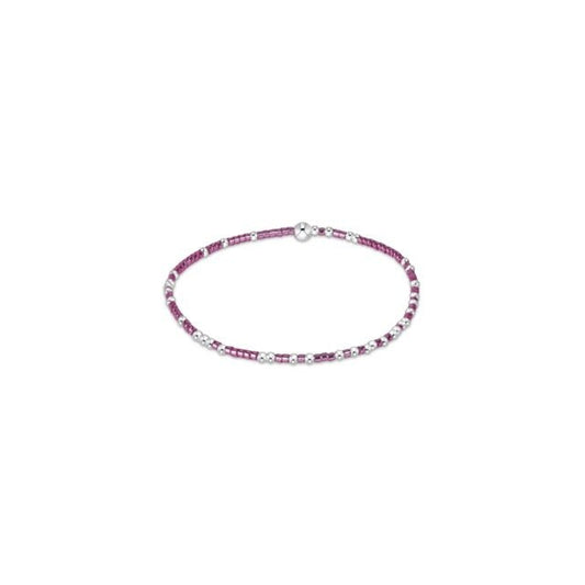 Hope Unwritten Sterling Bracelet - Pink Metallic - She Chester