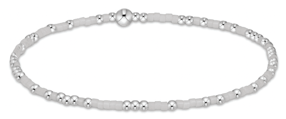 HOPE UNWRITTEN STERLING BRACELET - WHITE - She Chester