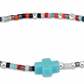 HOPE UNWRITTEN STERLING SIGNATURE CROSS BRACELET - HOT MESS - She Chester