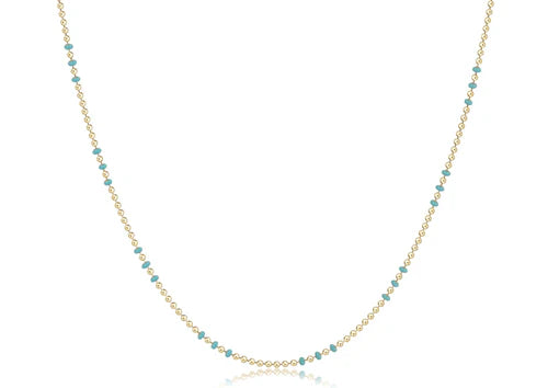 15" CHOKER HOPE JOY -  TURQUOISE